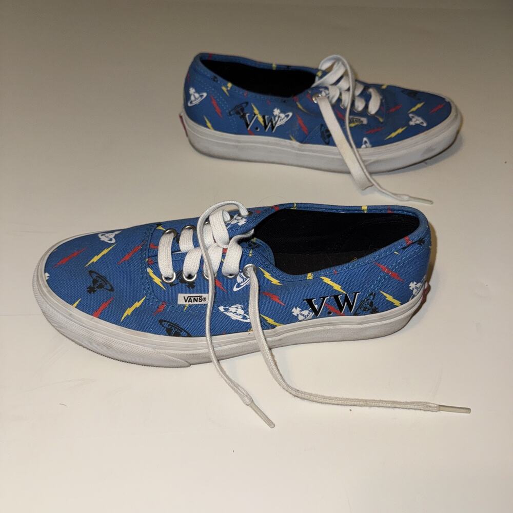 VANS Vivienne Westwood x Authentic Thunderbolt Orbs Mens size 6.5 Women's 8 - Picture 6 of 6